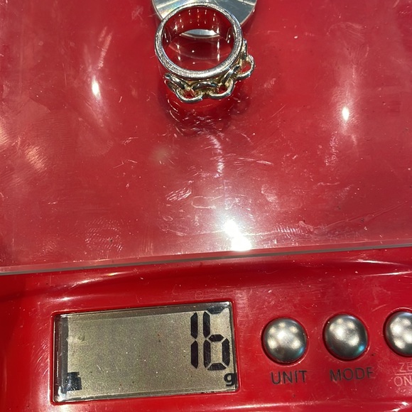 Birks Ring Sterling Silver Rocker Chic Size 7 - Picture 7 of 7